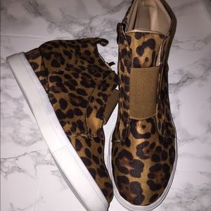 Leopard Sneaker Wedges